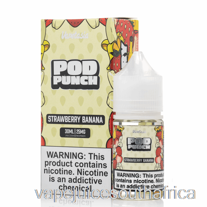 Vape Pods Strawberry Banana - Vapetasia Pod Punch Salts - 30Ml 25Mg